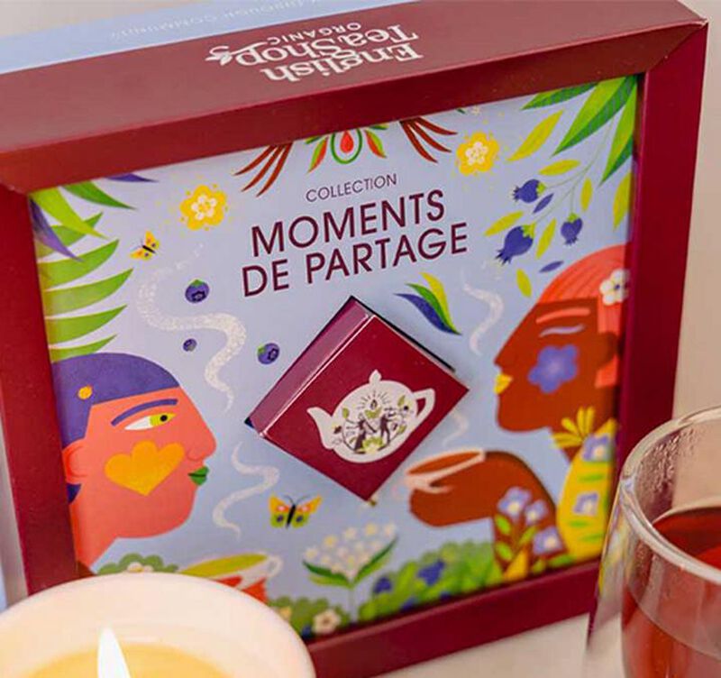 Coffret Bien-&Ecirc;tre Moment de Partage Bio - 32 sachets - ENGLISH TEA SHOP image number 2