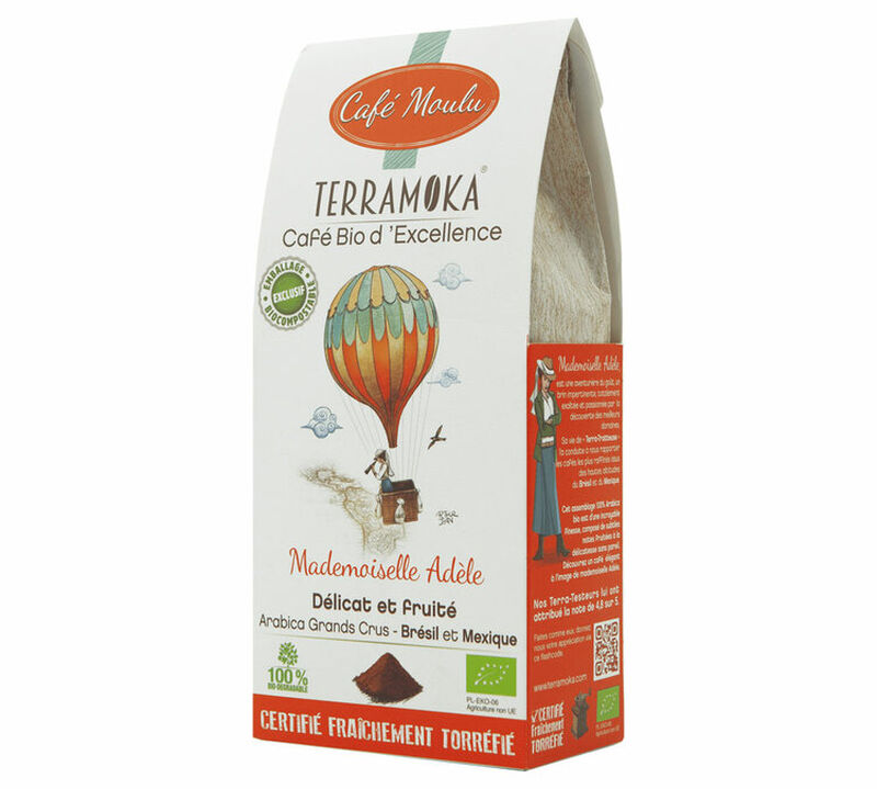Terramoka Mademoiselle Organic Ground Coffee Ad&egrave;le - 250g image number 0