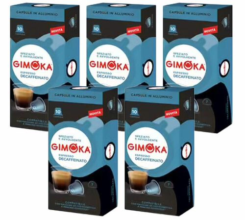 50 capsule compatibili Nespresso* Original Decaffeinato &ndash; Gimoka
