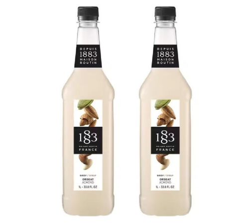 Sirop 1883 Routin Orgeat - Bouteille plastique - 1L x2