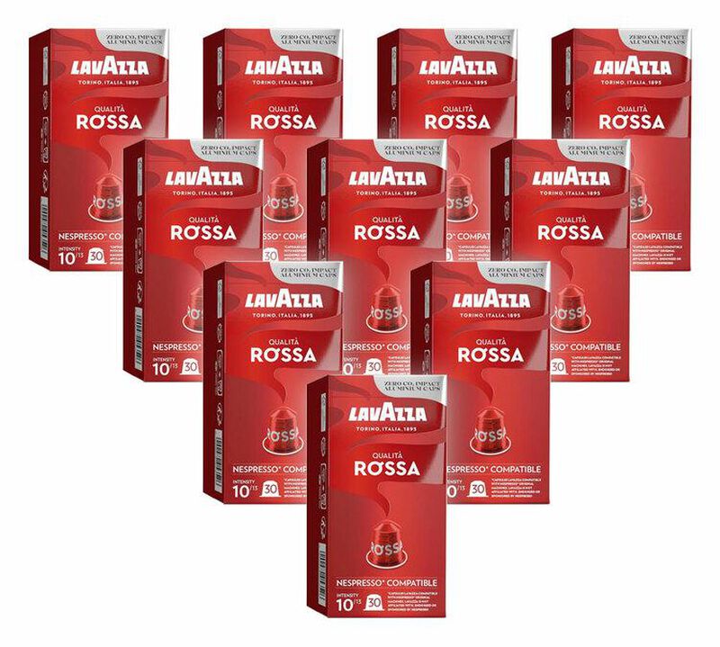 300 Nespresso* Original Compatible Capsules Qualita Rossa &ndash; LAVAZZA image number 0