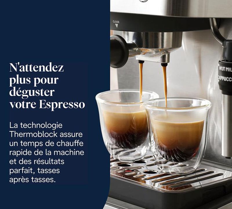 Machine Expresso DELONGHI EM450M Linea Classic Inox image number 5