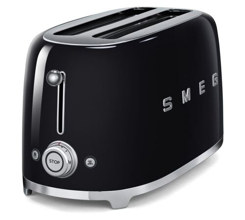 Grille-pain TSF02BLEU 4 tranches Noir - SMEG image number 1