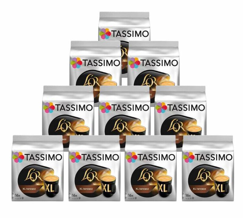 Tassimo L'Or XL Intense Coffee Pods 10 Packs (160 Drinks) image number 0