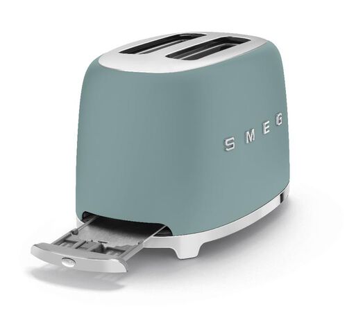 Grille-pain - TSF01EGMEU 2 tranches - Vert &eacute;meraude - SMEG - Parfait &eacute;tat