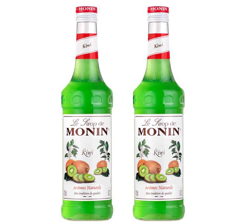 Lot de 2 Sirops Monin - Kiwi - 2 x 70 cl image number 0