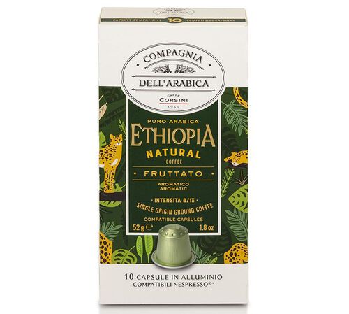 10 Nespresso* Original Compatible Capsules Harenna Wild Forest Ethiopia &ndash; CAFFE CORSINI