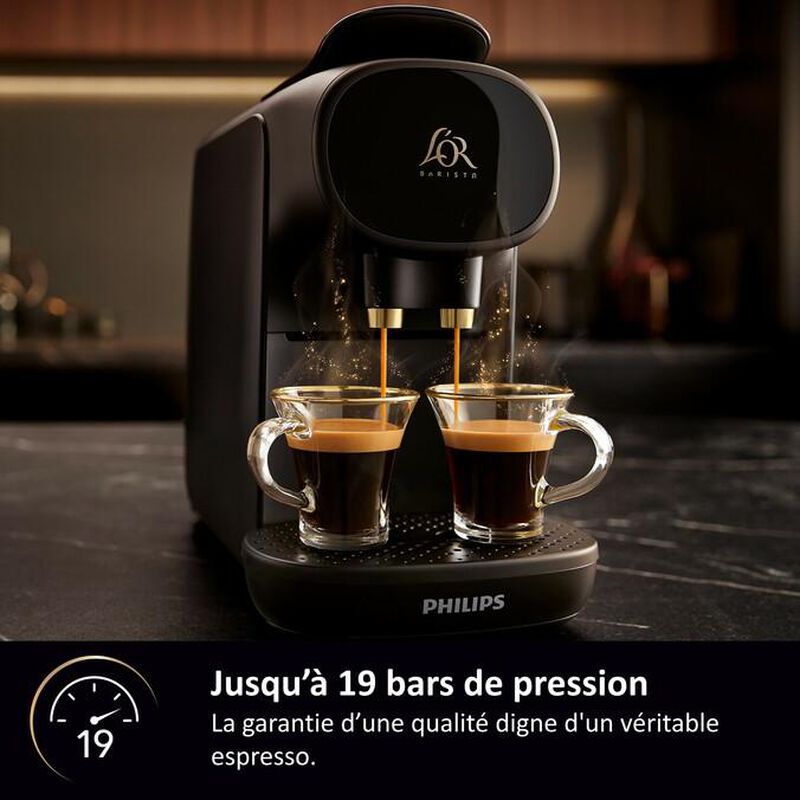 PHILIPS Cafeti&egrave;re &agrave; capsules L'Or Barista Sublime LM9012/60 Piano Noir image number 3