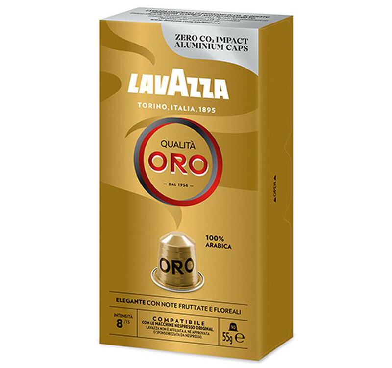100 Nespresso* Original Compatible Capsules Espresso Qualita Oro &ndash; LAVAZZA image number 2