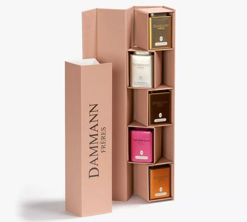 Dammann Fr&egrave;res - Set regalo Te e Tisane "Coffret Iris" 5 x 30 g