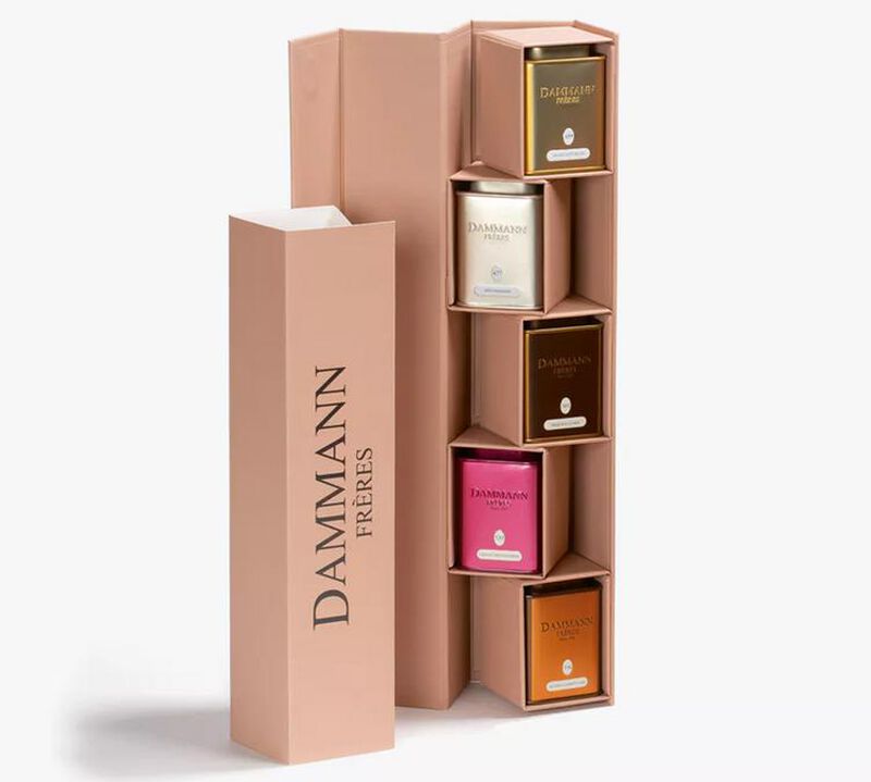 Dammann Fr&egrave;res - Set regalo Te e Tisane "Coffret Iris" 5 x 30 g image number 0