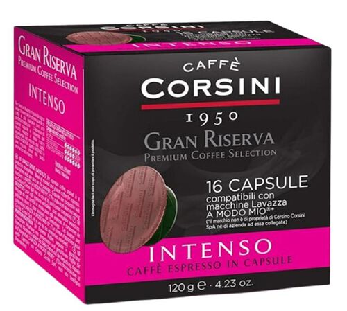 96 Capsules A Modo Mio&reg; compatibles Gran Riversa Intenso - Corsini image number 1