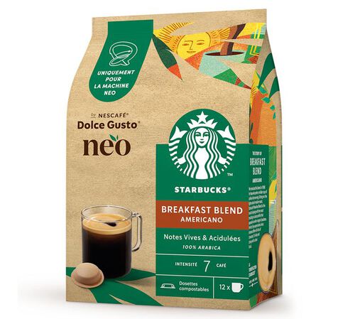 12 cialde Breakfast Blend Americano - Nescafe&reg; Dolce Gusto&reg; - NEO Starbucks