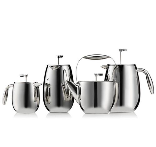 Bodum Columbia Cafetiere Double-Wall Shiny Stainless Steel - 1.5L image number 1