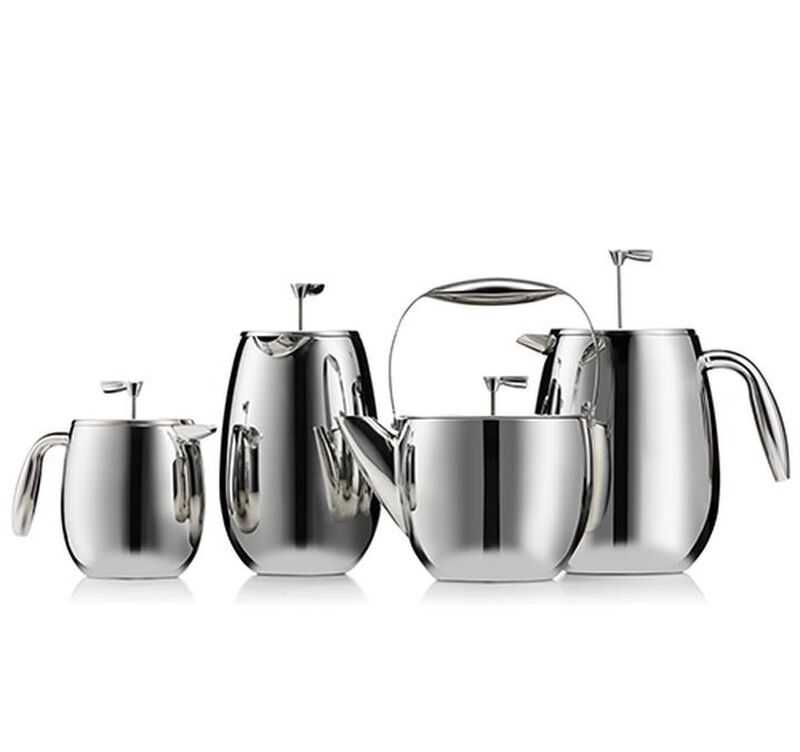Bodum Columbia Cafetiere Double-Wall Shiny Stainless Steel - 1.5L image number 1