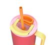 Gourde isotherme avec paille Rio Pink papaya - 95 cl - KAMBUKKA image number 4