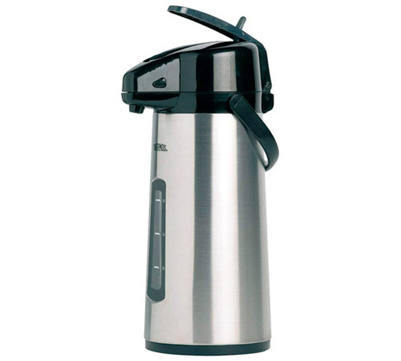 Pichet &agrave; pompe isotherme Chrome 2.2 L - THERMOS image number 1