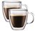 2x30cl double wall glasses (with handle) - Bodum Bistro image