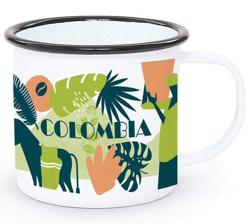 Enamel Mug 330ml - Colombia image number 0