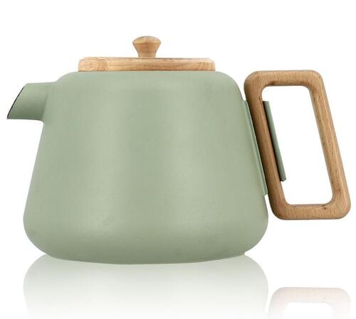Th&eacute;i&egrave;re en fonte 1 Litre OGO LIVING Viggo vert amande