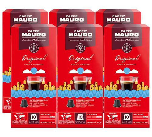 60 capsule compatibili Nespresso* Original Caff&egrave; Mauro