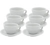 6 Tasses Cappuccino Egg - Blanc - Loveramics image number 0