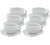 6 Tasses Cappuccino Egg - Blanc - Loveramics image