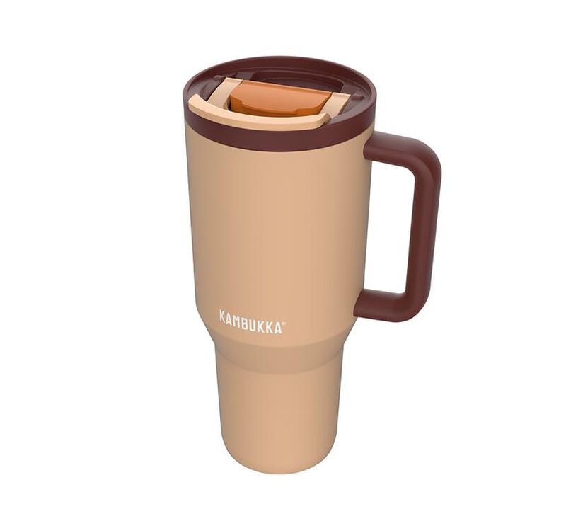 Gourde isotherme avec paille Rio Almond dream - 95 cl - KAMBUKKA image number 1