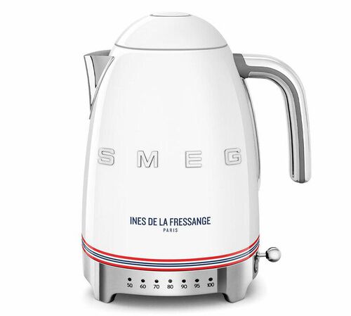 Bouilloire KLF04IDFEU temp&eacute;rature r&eacute;glable Ines de la Fressange - 1.7L - SMEG