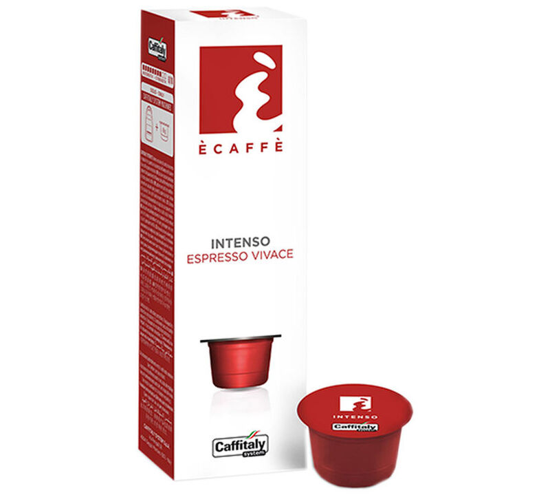 Caffitaly Capsules Intenso x 10 coffee pods image number 0