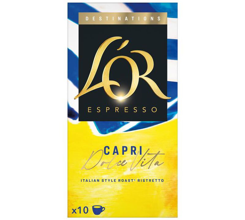L'Or Espresso Nespresso* Original Compatible Capsules Capri Dolce Vita x 10 image number 0