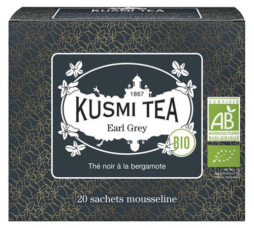 Earl Grey biologico - 20 bustine - T&egrave; Kusmi