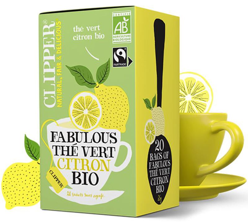 Clipper Organic Lemon Green Tea - 20 bags image number 1