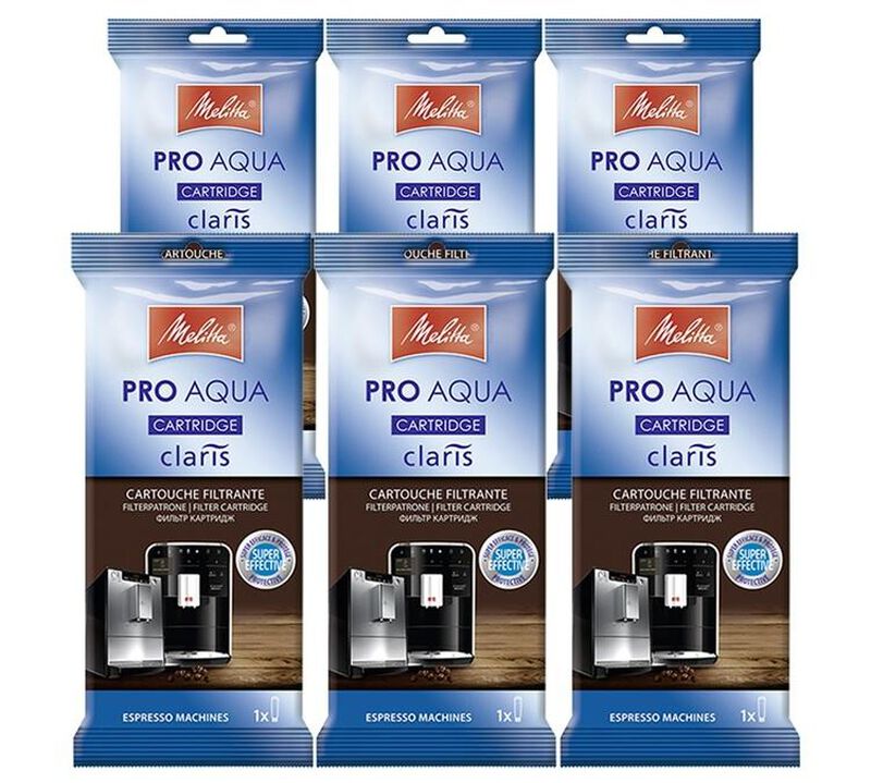 Melitta Pro Aqua Claris Water Filter Cartridge - x6 image number 0