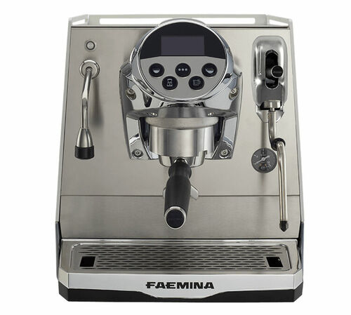 Machine expresso FAEMA Faemina blanc/anodis&eacute; clair image number 1