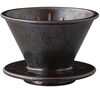 Black 2-cup Kinto Dripper SCS-S01 image number 0