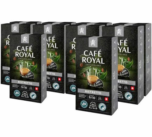 100 capsules compatibles Nespresso* Original Ristretto - CAF&Eacute; ROYAL
