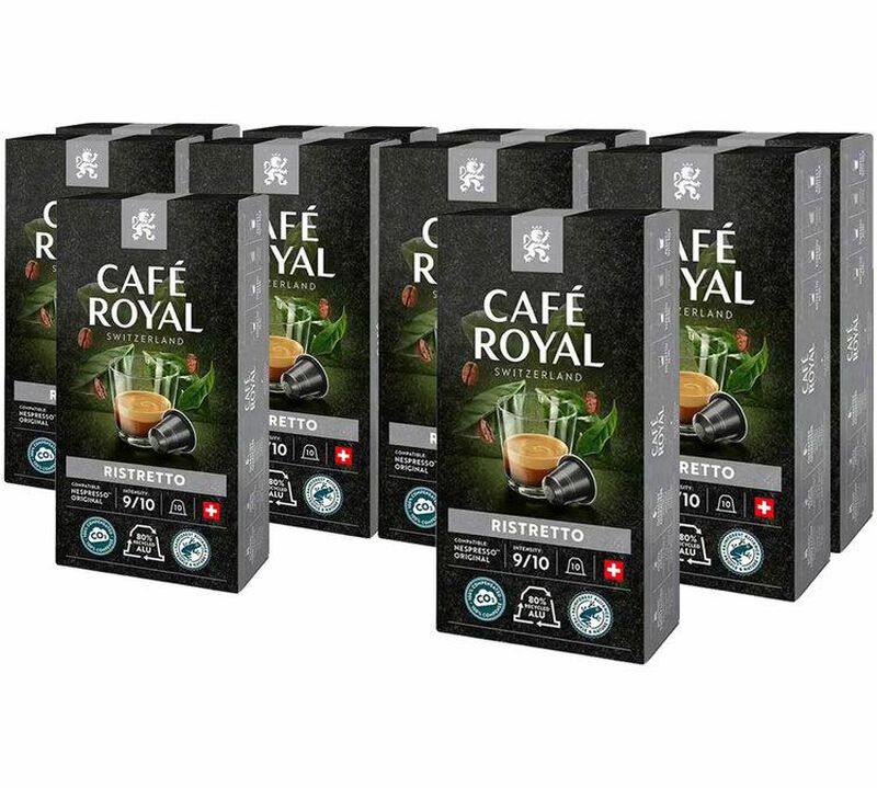 100 capsules compatibles Nespresso* Original Ristretto - CAF&Eacute; ROYAL image number 0