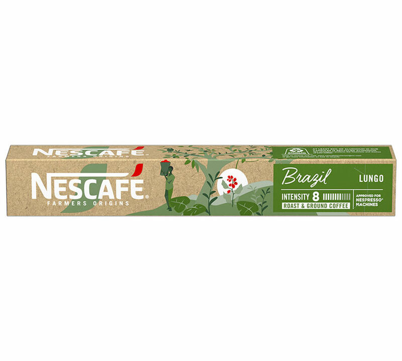 10 capsule compatibili Nespresso* Original Brazil - NESCAF&Eacute; FARMERS ORIGINS image number 0