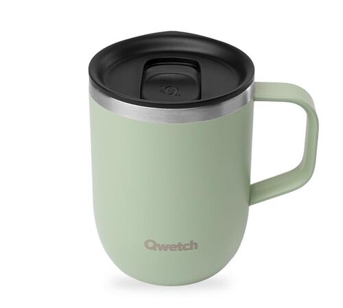 Mug isotherme inox matt Vert tilleul - 35 cl - QWETCH image number 3