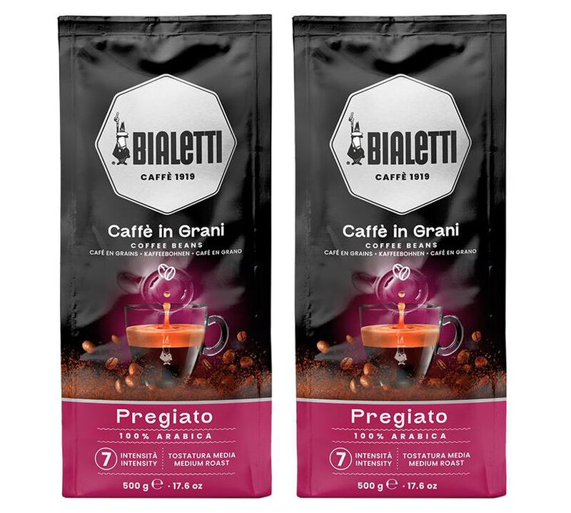Bialetti Coffee Beans Esperto Delicato - 2 x 500g image number 0