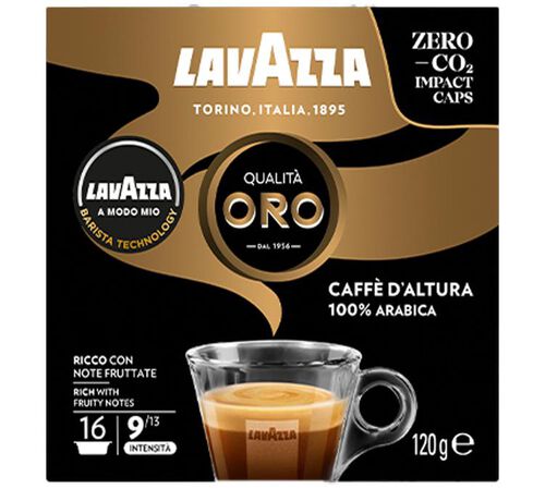 Lavazza - 16 Capsule A Modo Mio - Qualit&agrave; Oro Caff&egrave; d'Altura