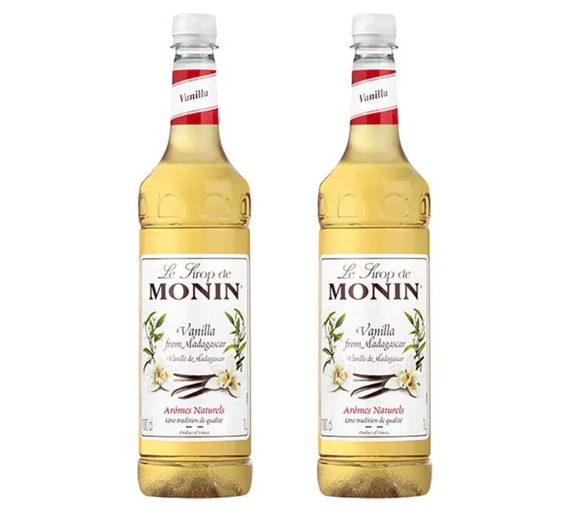 Sirop Monin Vanille - Bouteille plastique - 2 x 1L image number 0