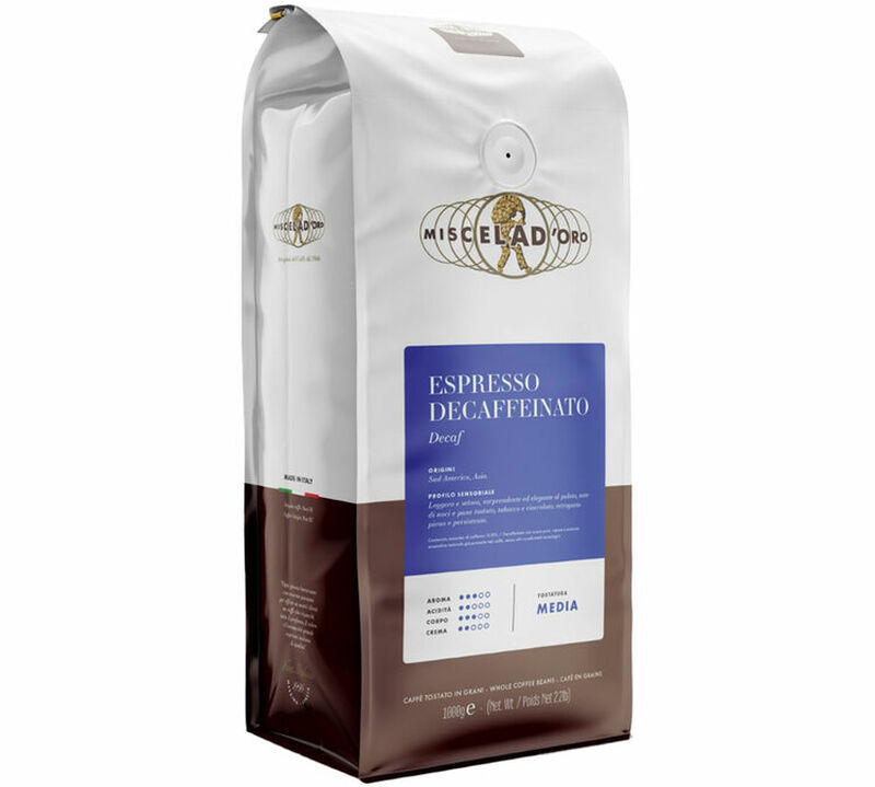 Miscela d'Oro Decaf Coffee Beans Italian Espresso Decaffeinato - 1kg image number 0