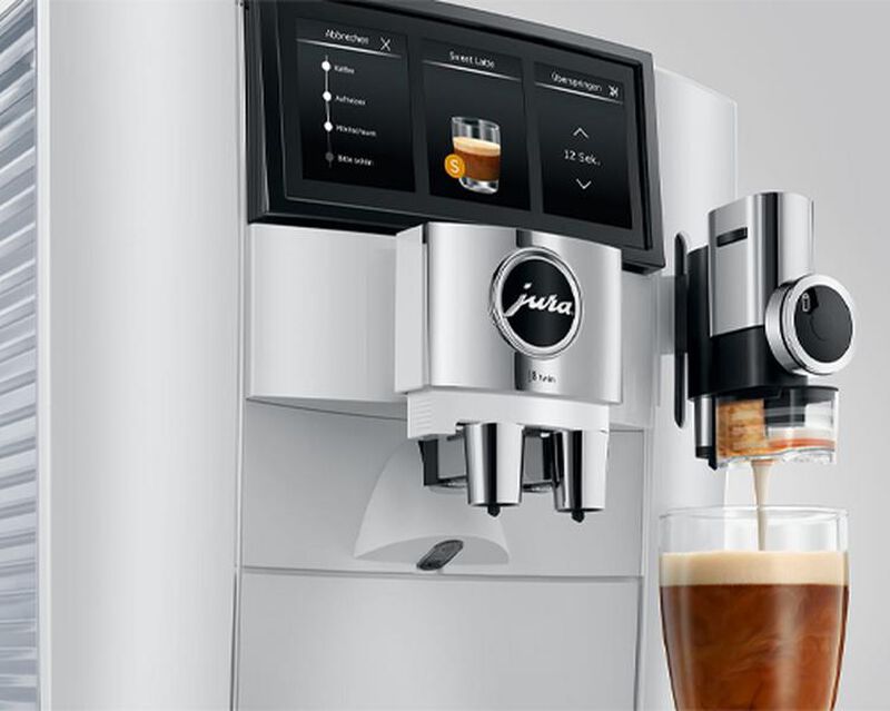 Expresso Broyeur JURA J8 Twin Diamond White image number 6