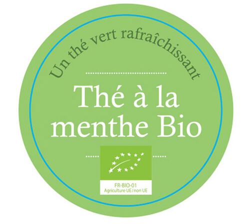 Th&eacute; Vert Th&eacute; &agrave; la Menthe Bio - Vrac 100 g - COMPTOIR FRAN&Ccedil;AIS DU TH&Eacute; image number 1