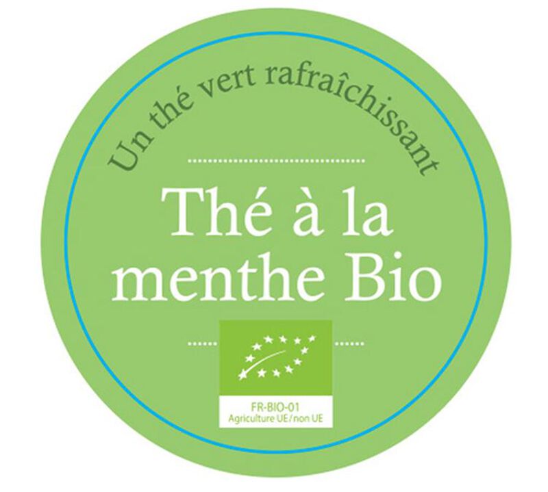 Th&eacute; Vert Th&eacute; &agrave; la Menthe Bio - Vrac 100 g - COMPTOIR FRAN&Ccedil;AIS DU TH&Eacute; image number 1