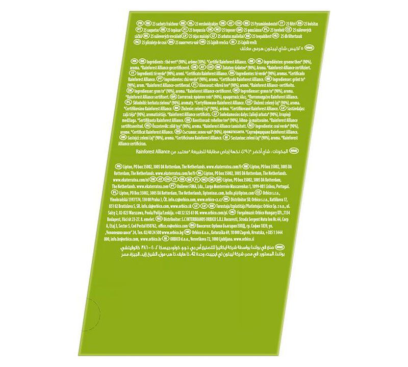 Sencha Green Tea - 25 pyramid tea bags - Exclusive Selection - Lipton image number 5