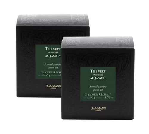 Th&eacute; Vert au Jasmin - 40 sachets achet&eacute;s 10 OFFERTS - DAMMANN FR&Egrave;RES