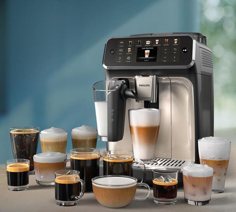 Philips Serie 5500 EP5547/90 LatteGo Nera cromata image number 3